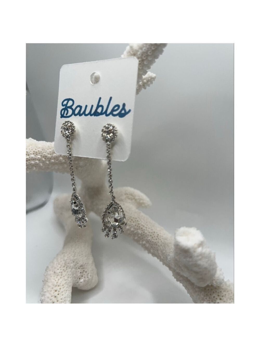 Baubles Dangle Statement Austrian Crystal Earrings